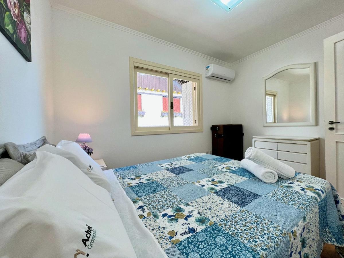 Apto 2Dorm 500M Rua Coberta By Achei Gramado Kültér fotó